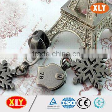 Cloth Zipper Slider , Gun Metal Zipper Slider