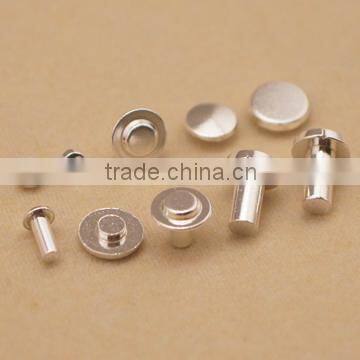 RoHS approved Silver Contact Point Solid Aluminum Contact Rivets