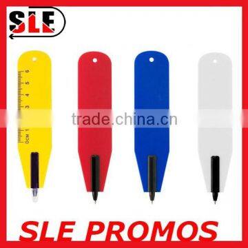 10cm Scale Bookmark ballpen for promotion