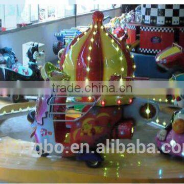 Racing car carousel with 12 seats