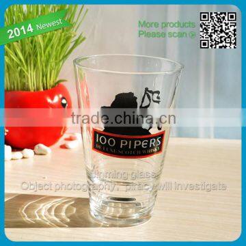 wholesale pint glasses 100 piper Collective big mouth Convenient drinking cup bar water glass