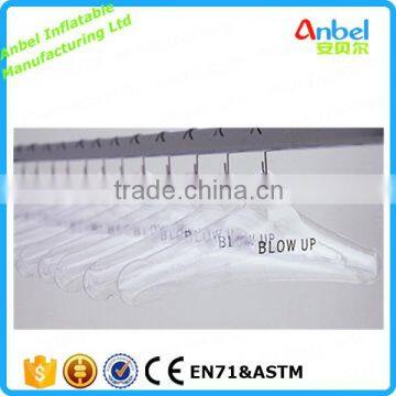 Promotional Inflatable Hanger Blow Up Hanger Clothes Hanger for Travel or Display