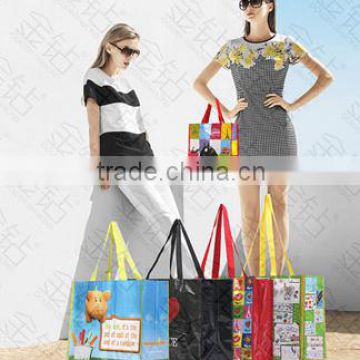 promotional 2015 plastic shopping bag for Christmas