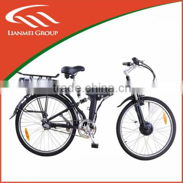 26inch Foldable electric mountain bike Suspension Electric Mountain Bike 36v250w With CE for cheap sale