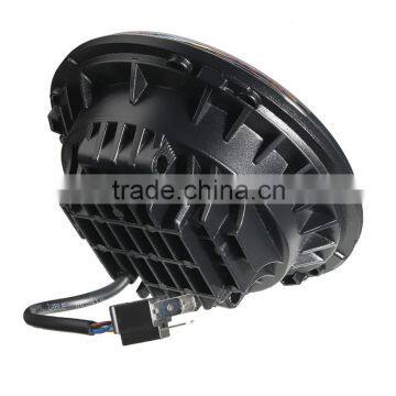 H4 40W 7Inch Round LED Headlight Hi-Lo Beam FIt 2007-2015 For J-eep For Wrangler JK TJ LJ Pure White DC12V-30V Waterproof photo-3