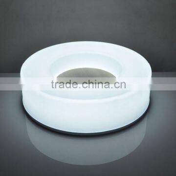 white light LED ceiling lamp warm light with acrylic diffuse shade, wooden ceiling lamp