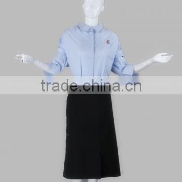 Women's Light Blue Suit Shirts and Pants from Chinese manufacturer