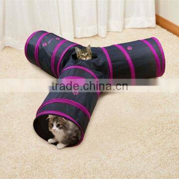 Eukanuba cat 3 ways playing tunnel with paw printing