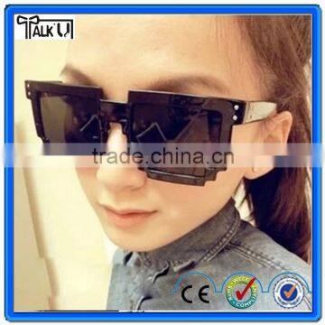 Fashion promotional UV-protect mosaic sunglasses, wholesale interesting sport mosaic Sunglasses