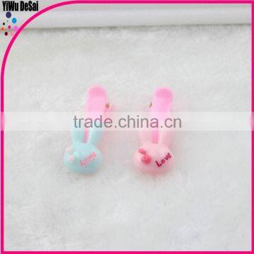 The new selling children's hair accessories Acrylic rabbit hair clips