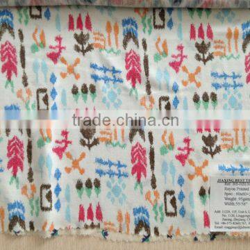 Rayon Spandex Printed Fabric