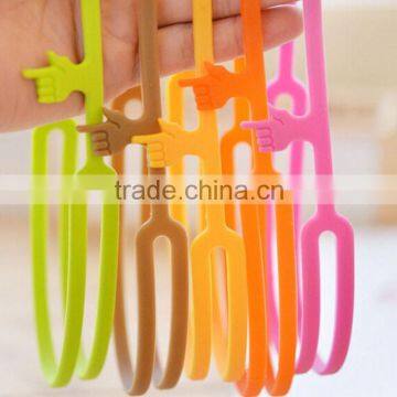 3D Silicone Pointing Finger Bookmark Silicone Bookmark