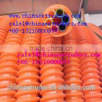 PE HDPE COD cable protection pipe making extrusion machine