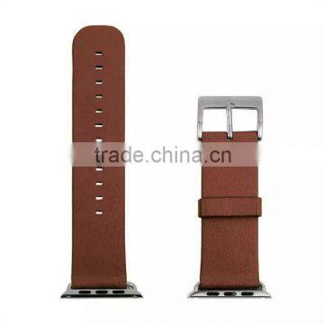 Newest product and fashion accessories in alibaba China ,genuine leather watch band for apple watch 38mm