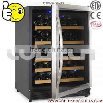 54 Bottles Dual Zones wine bottle cooler