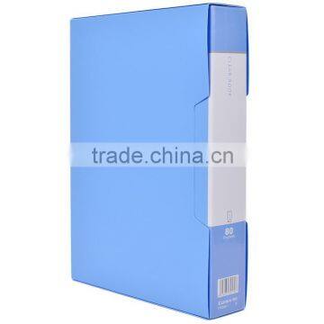 Colorful plastic ring binder file folder with low price