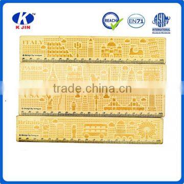 Hot Selling New Design 19cm Measure Wooden Ruler photo-2