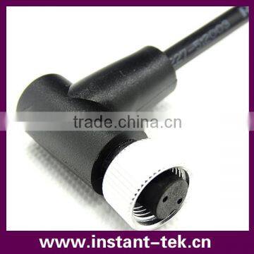 INST 3 Pin M12 Male Female 5amp Cable Connector photo-3