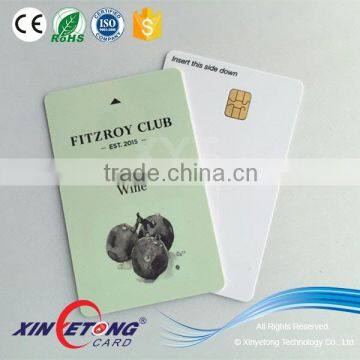 Manufacture glossy smart card SLE5542 Printing Contact IC Card