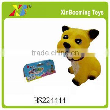 Funny baby toys silicone dog