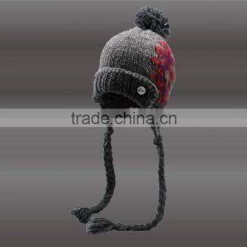 WINTER BEANIE HATS WITH POM POM KNITTED HAT