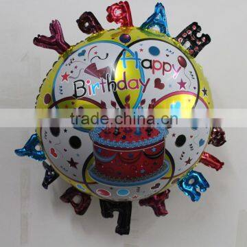 36" Happy Birthday letter Foil Balloon