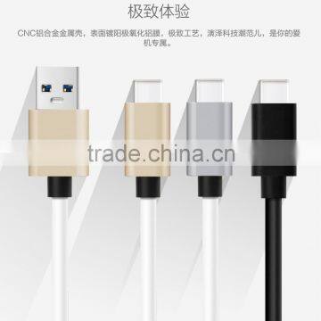 2016 Fast Charging USB 3.1 Type C Male to USB 3.0 A Type Male Cable