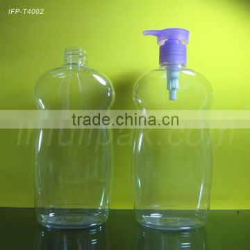 600cc Clear PET Bottle for shower gel