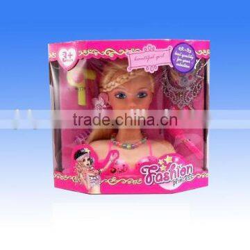 Plastic Cheap Beautiful Bust Model Girl Baby Doll for Kids Play photo-2