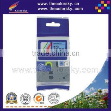 (TZe-531) 2pcs BLACK ON BLUE tape label cartridge for brother P-touch TZe-531 TZe 531 TZ-531 TZ 531 1/2" (12mm)