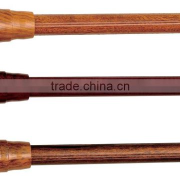 High Quality Modern wooden curtain pole with ball finials wholsale