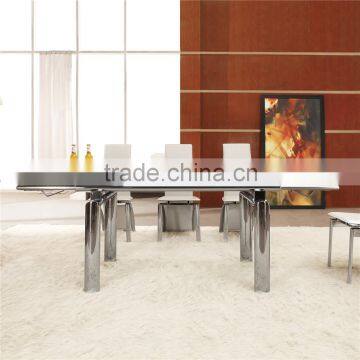 Extendable Glass Dining Table Luxury Dining Table for Sale