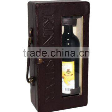 Customized PU Leather Wine Packaging Box With Opener Tools photo-4