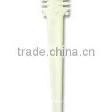 Plastic hair straighter with blade
