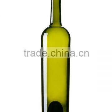 750ml dark green wine glass bottle from China