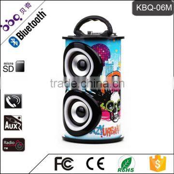 BBQ KBQ-06M 10W 1200mAh CE Certificate MP3 Music Portable Wireless Surround Sound Speakers