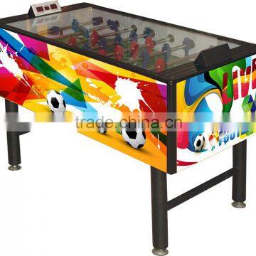 2016 latest design colorful indoor football table game