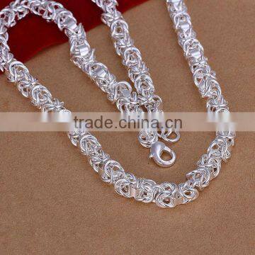 wholesale 20INCHS 7mm chain 925 sterling silver necklace