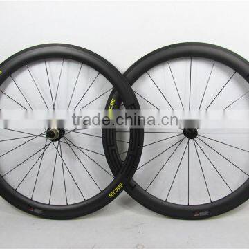 FSC50CM-25 farsports road carbon wheelset 50mm carbon wheels clincher 25mm wide 20/24H with FSE260 hub