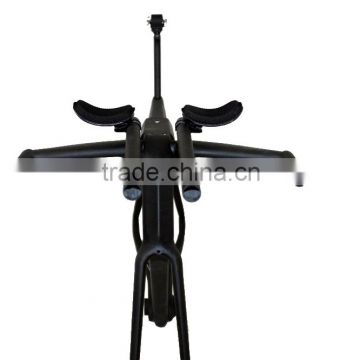 2015 carbon frame triathlon,china design bicycle frame Integrated Carbon TT Frame, adjustable stem