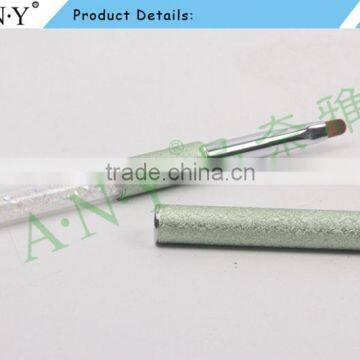 ANY 2016 New Design Acrylic Handle With Diamond Inside Oval Imported Nylon Hair Nail Art Gel Brush Pure Color Hot Sale photo-4