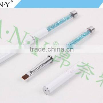 ANY Nail Art UV Gel Nails Beauty Care Crystal Flat Nail Art Brush for UV Gel Art