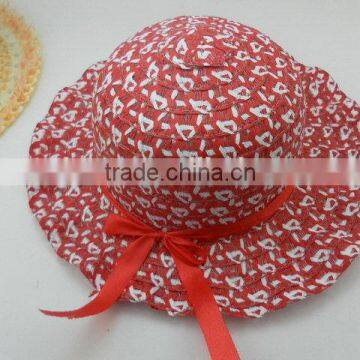 Factory in Zhejiang China super quality new coming kids straw beach cap