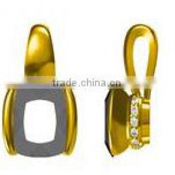 Cushion Center Stone Design Pendant