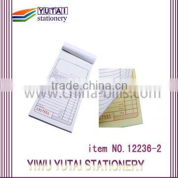 Numbered NCR 50 duplicate carnet sales book printing