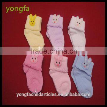 Wholesale baby socks with rubber pattern