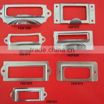 manufacturing high quality various patters drawer pull , metal drawer pull for boxes