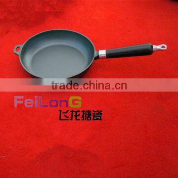 cast iron enamel wok