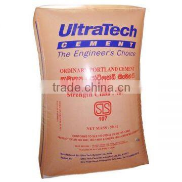 2016 hot sale plastic cement bags made in China factory