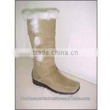 Top 2015 New High Top Height Increasing Women Ankle Boots Patchwork Wedge ...